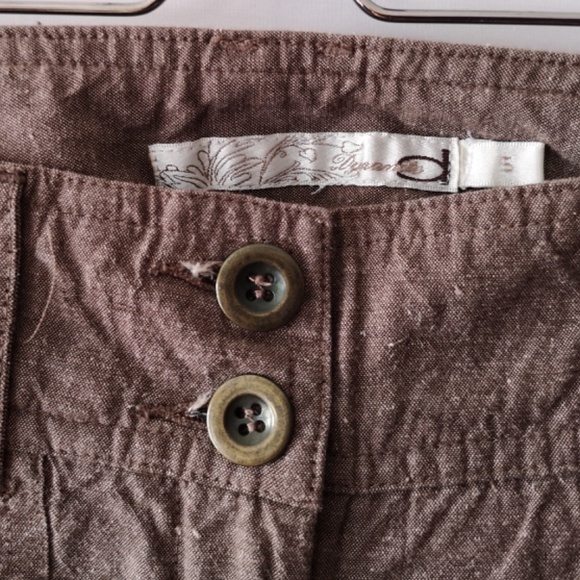 Dynamite Women's Long Shorts, Like New Linen-blend - Picture 2 of 7